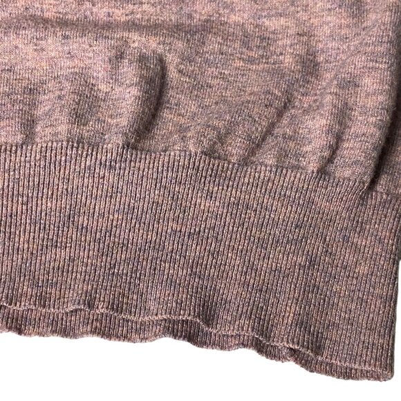 Ella Moss merino wool Womens Medium Heathered Rose Crewneck Pullover Sweater - Picture 3 of 8